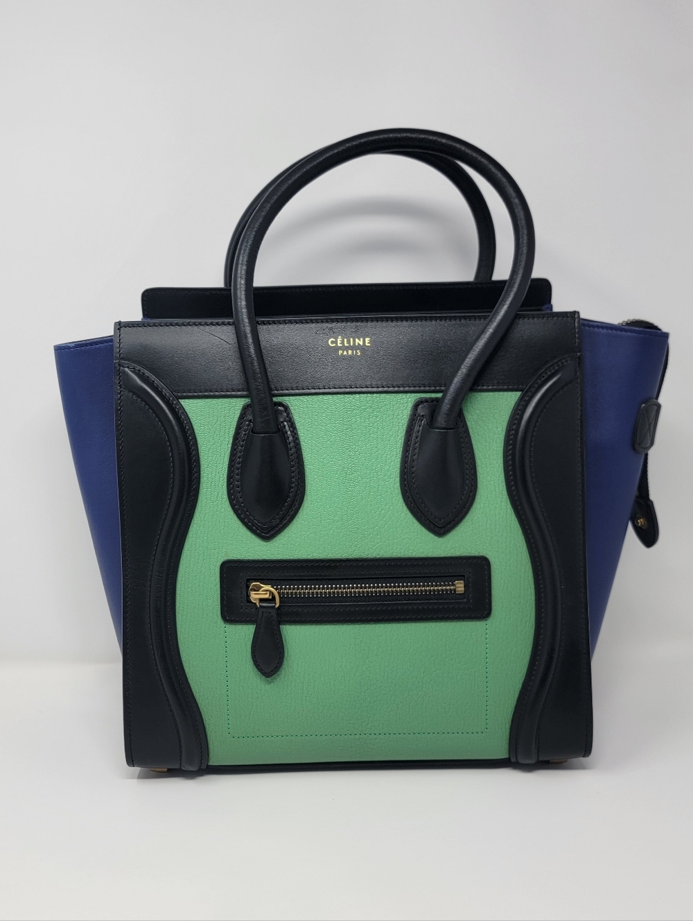 CELINE Micro Luggage Satchel Leather Calfskin Bag - Picture 13 of 13